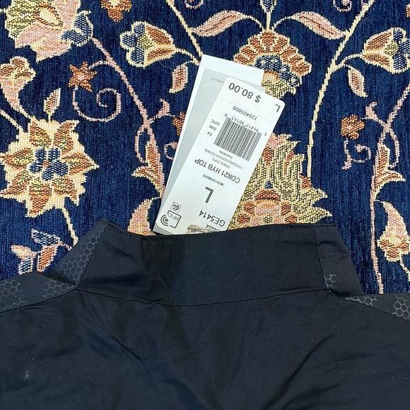 Black with white stripes adidas mens pullover windbreaker - Picture 5 of 9